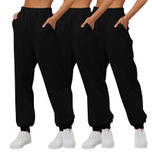 Women's Sweatpants Straight Leg Loose Fit with Elastic