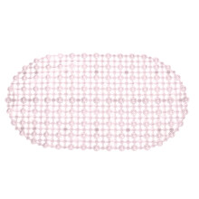 1 Pack Bath Mat, Anti Slip Shower Mat with Suction Cups, Non Slip Bathtub Mat to Keep Tubs Clean, Soft on Feet, Bathroom Essentials 24 x 14" (Pink)