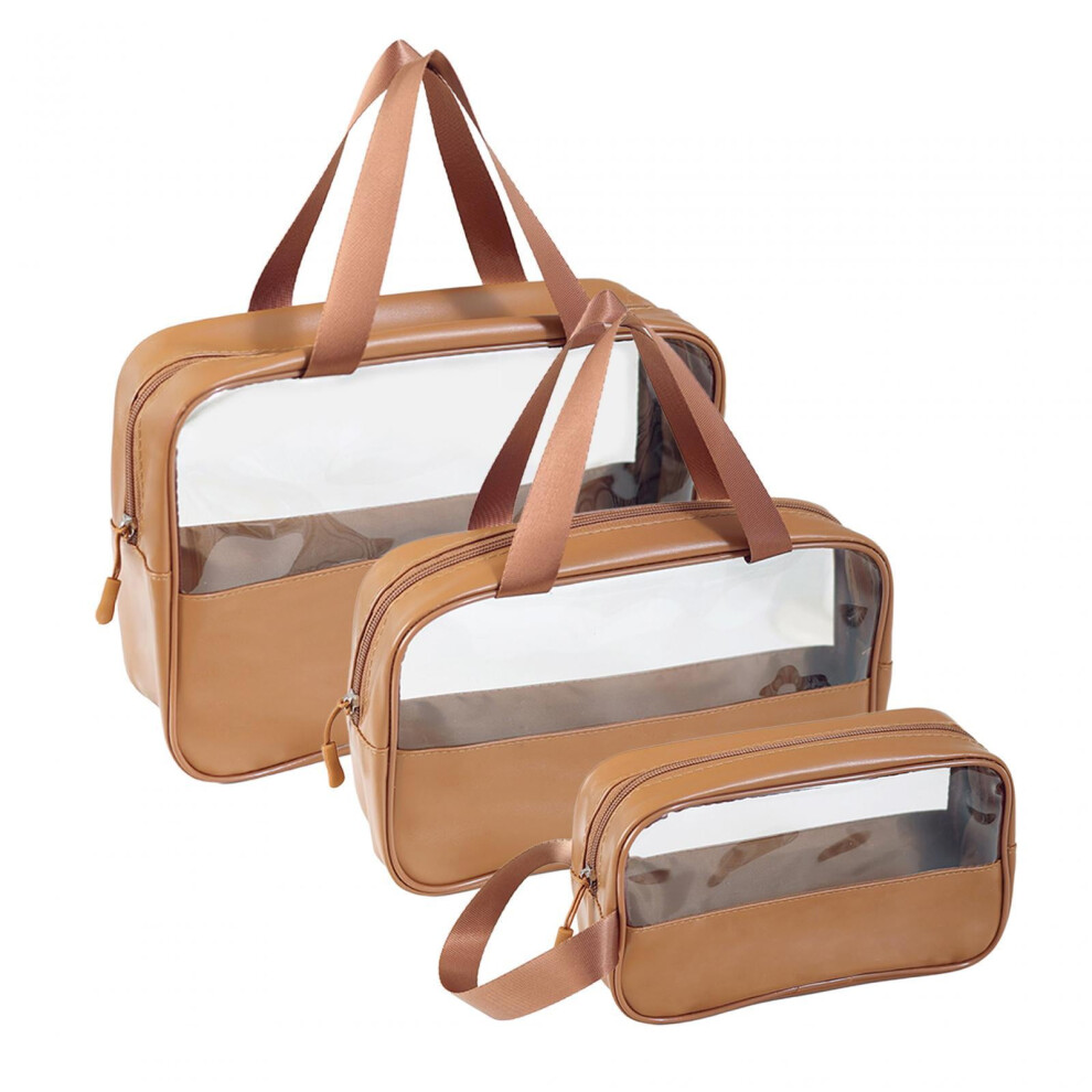 Clear Makeup Bag Travel Cosmetic Toiletry Bag 3 pcs