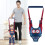 Breathable baby walking belt with adjustable straps and 2