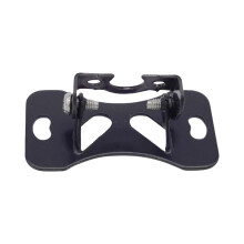 Suporte para câmera de ré veicular, construção em metal resistente à ferrugem, fácil instalação.
