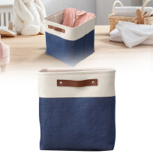 Xoxingysm Large Fabric Storage Baskets with Handles – Canvas Organizers for Clothes, Toys, Books, Laundry – Compatible with Home Textiles