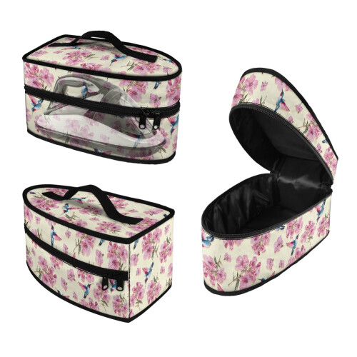 Travel Iron Organizer with Zipper Handle and Protective Case