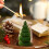 Christmas Scented Soy Wax Candle Tree-Shaped Green 10cm 1