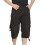 Bermuda cargo capri masculina com cinto, comprimento abaixo do joelho. 2