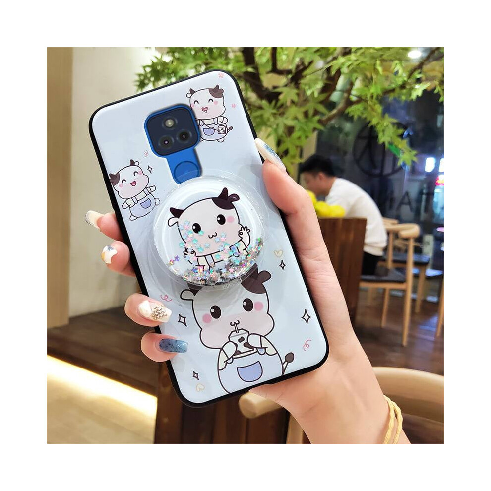 Moto G Play 2021 Glitter Soft Tpu Case With Rotatable Stand 9087558945558