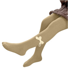 Girls' Tights Winter Elastic Warm Pantyhose Kid's Bottom Socks And Pant (1-12 Years Old) Yellow
