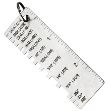 Steel Wire Metal Sheet Thickness Gauge 1 pc