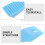 Sky-Blue RV Leveling System 2 Pieces 5