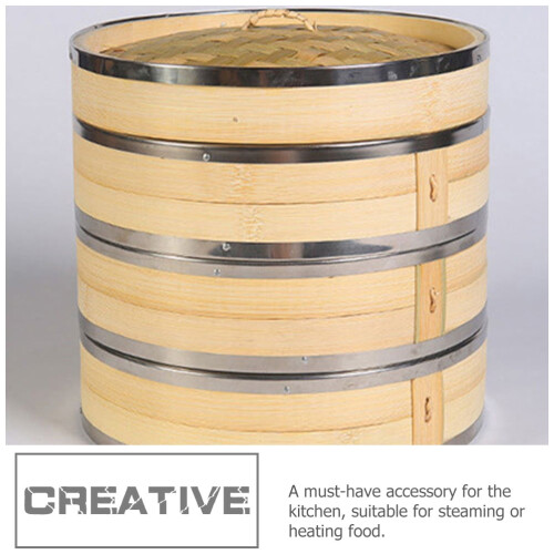 Bamboo Dumpling Steamer Basket 1 Piece