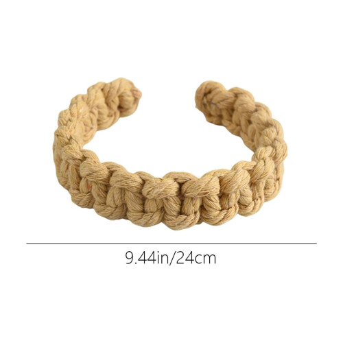 Cotton Curtain Tiebacks Handmade Adjustable Non-Slip Rope 2