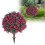 Bola de topiaria artificial de buxo rosa de 22 polegadas (conjunto de 2). 3