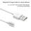 Blarkrus USB magnetisk opladerkabel til Livall Livo SH20 6