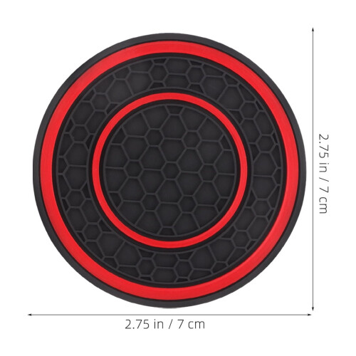 Car Cup Coaster Silicone Non-Slip Pad Set of 2 1