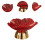Fruitstandaard decoratieve groentehouder rood 7