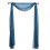 Organza gardinpanel marineblå 5,6 meter 6