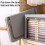 Foldable Fabric Storage Box 24L Green Gray Beige 5