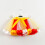 Conjunto de saia tutu infantil com estampa de arco-íris e laço para cabelo. 4