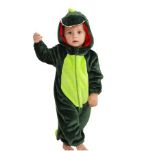 FFENYAN Spiked-Tail Dino Baby Onesie Soft Flannel 3M–3Y