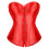 Women's Plus Size Lace-Up Corset Top 1