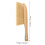 Scopa in legno con setole color kaki 6