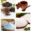 Salt bowl with lid and spoon 1 set brown 3