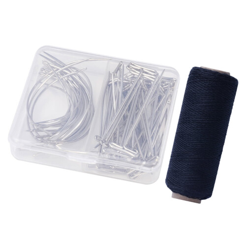 Wig Making Pins and Needles Set with Thread 71 pcs