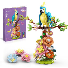 Papegøyebyggesett kompatible med LEGO Flowers Bird