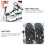 Ice Traction Shoe Covers Black Unisex 1 Pair 8