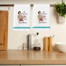 Funny Kitchen Towels with Sayings Absorbent Decorative