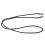 Leather Eyeglasses Holder Strap Black 1