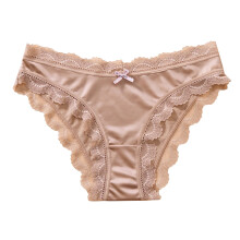 Women's Satin Silk Lace Hipster Panties Seamless Briefs Underwear Underpant