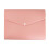 Plastic Felt A4 File Folder with 6 Compartments Pink 1
