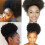 Moño rizado con moño sintético, coleta afro. 5