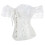 Gotische crop top met korset en elastische taille voor dames 1