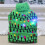 LED-stickad julmössa vuxen unisex 2