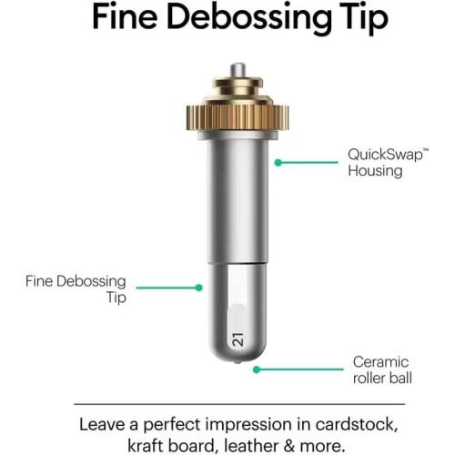 Bølget bladspids til Maker4/3 – sølv, 1-pak 1