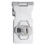 ROSENICE keyed locking hasp stainless steel 1 set 6