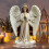 Acrylic Angel Figurine Boho Clear with Wings 1pc 1