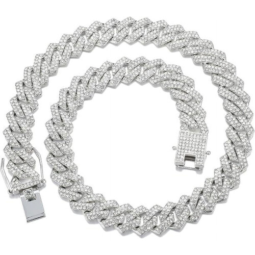 Κολιέ Cuban Link για Άνδρες και Γυναίκες από Ασήμι Χρυσό Ροζ Χρυσό