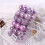 Christmas Balls Purple 4cm Shatterproof 36Pcs 1