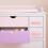Pink Square Wood Cabinet Pulls for Kitchen Drawer 2 pcs 7