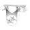 1 Pair Roller Skate Triangle Trucks,Roller Skate Plate Replacement Double Action Trucks Roller Skating Accessories 4