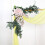 Gult, transparent organza gardinpanel 5,4 meter 4