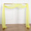 Gult, transparent organza gardinpanel 5,4 meter 5