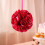 Fuchsia rozen pomanderbal 7 inch bruiloft hangende decoratie 3