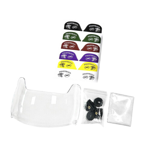 Amleso football visor clear for helmets 1 piece 1