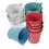Wax Candle Cans Iron Buckets 16 pcs Assorted Colors 1