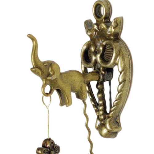 Antique-style door bell classic entry chime elephant 2
