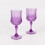 Bicchieri da vino in plastica viola con taglio cristallo (237 ml) (6 pezzi) 7